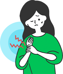 腕の痛み